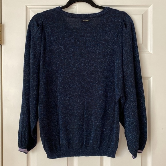 Anthropologie numph Sparkly Balloon Sleeve Sweater - Picture 4 of 4